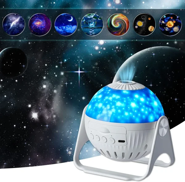 32 IN 1 Galaxy Star Projector Starry Sky Night Light Rechargeable Rotating Nightlights For Decorative Luminaires Children's Gift - Image 6